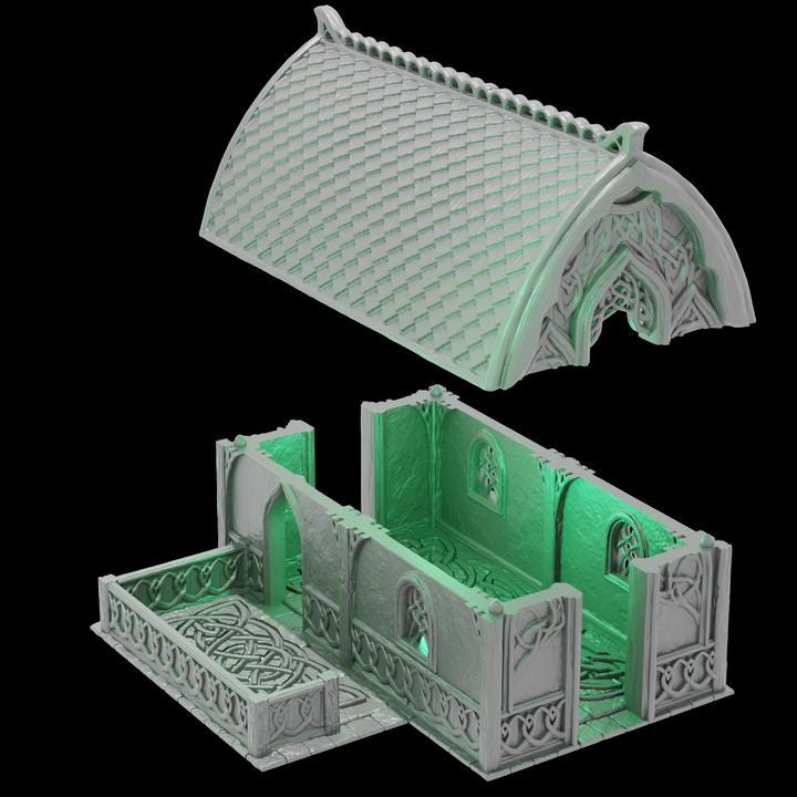 Kingdom of Noldareth elverkaserne – 28/32 mm
