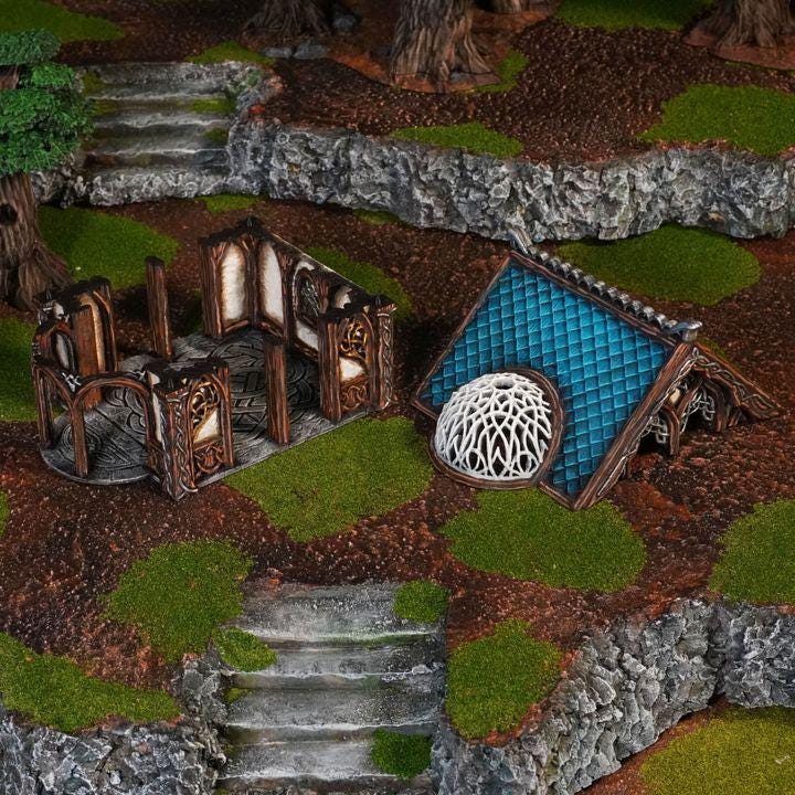 Kingdom of Noldareth elverhus – 28/32 mm terræn