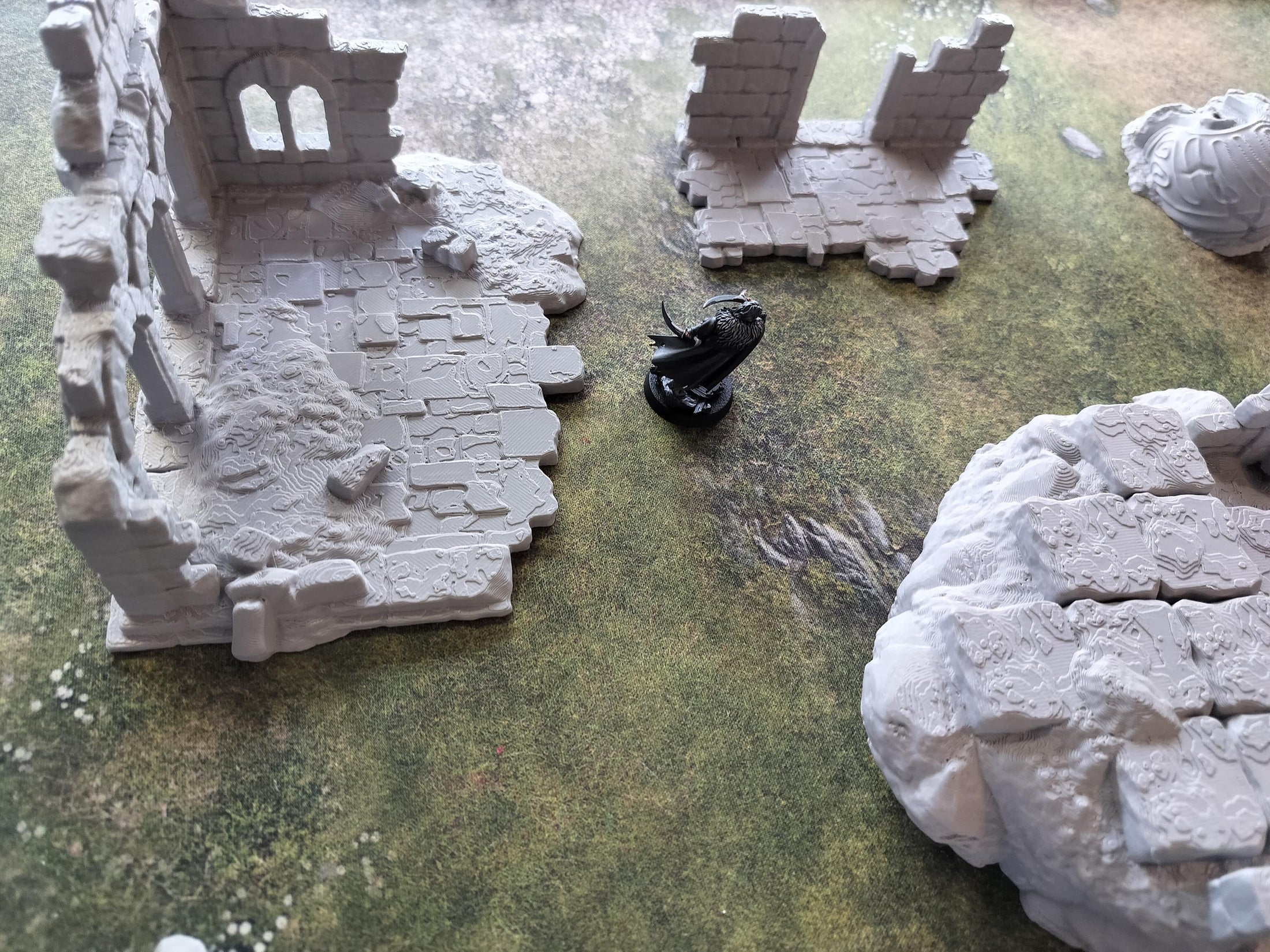 Vildmarkens ruiner, 3D-printet terrænsæt til 28/32 mm