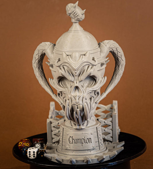Skull Trophy Dice Tower fra The Game of Destiny