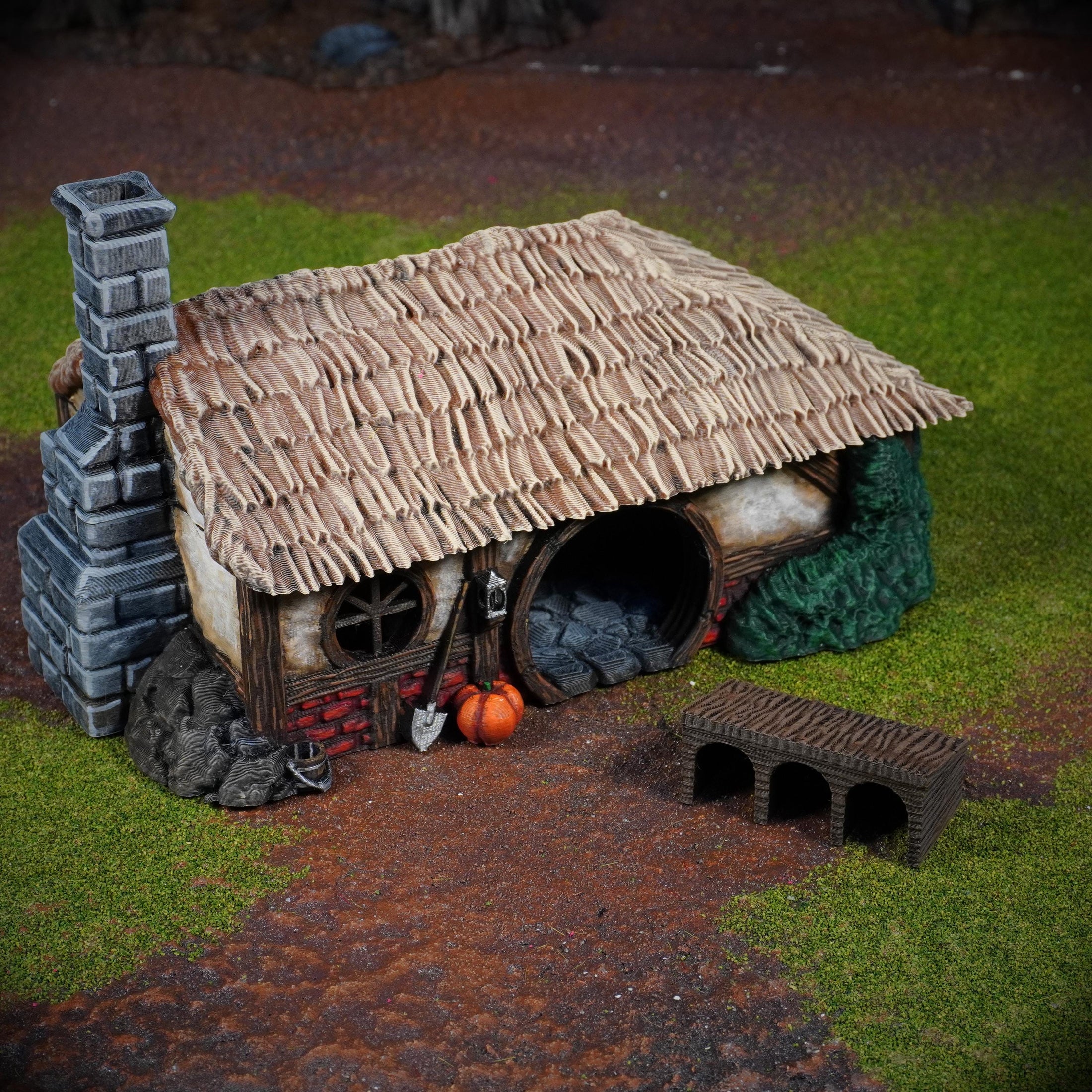 Halfling Farmstead terrænsæt – 28/32 mm