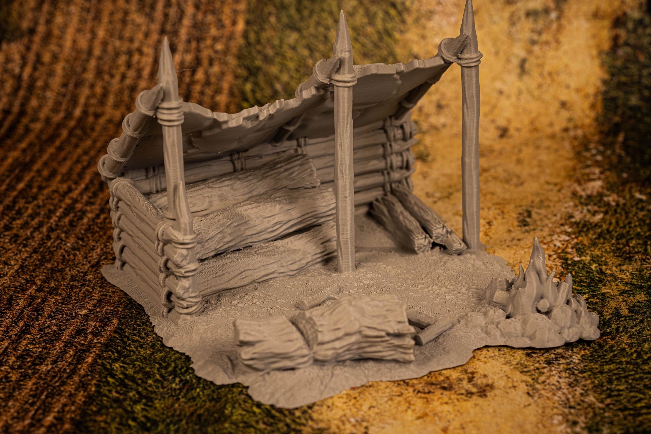 Ork-minelejr terrænsæt – 28/32 mm