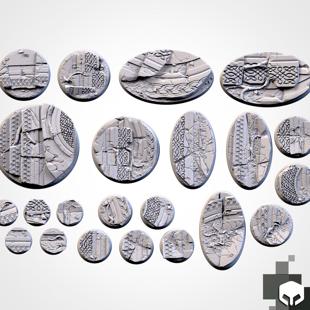 Ancestral Ruin base toppers fra Txarli Factory
