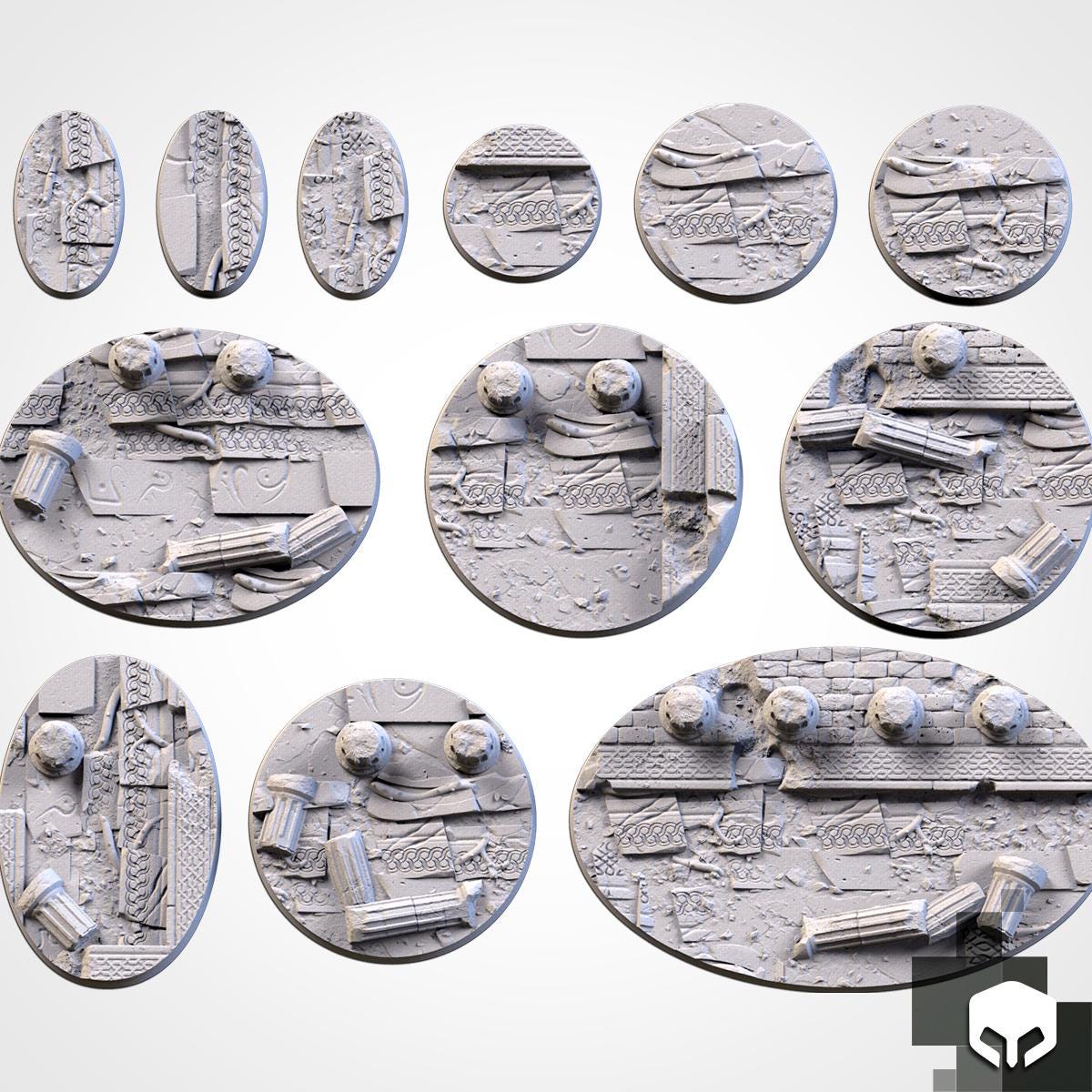 Ancestral Ruin Scenic Base Toppers – Txarli Factory