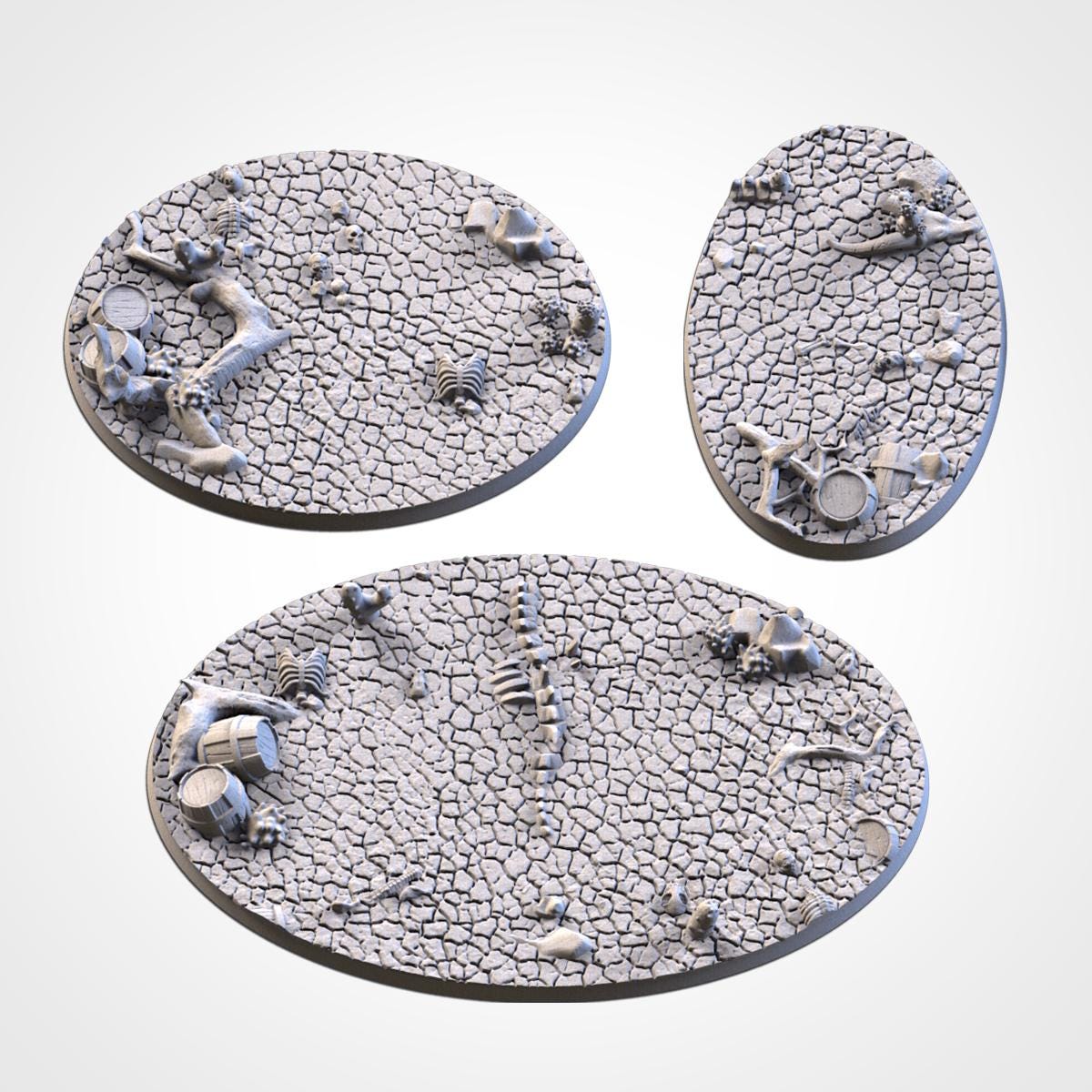 Ørken base toppers til miniaturer – Txarli Factory