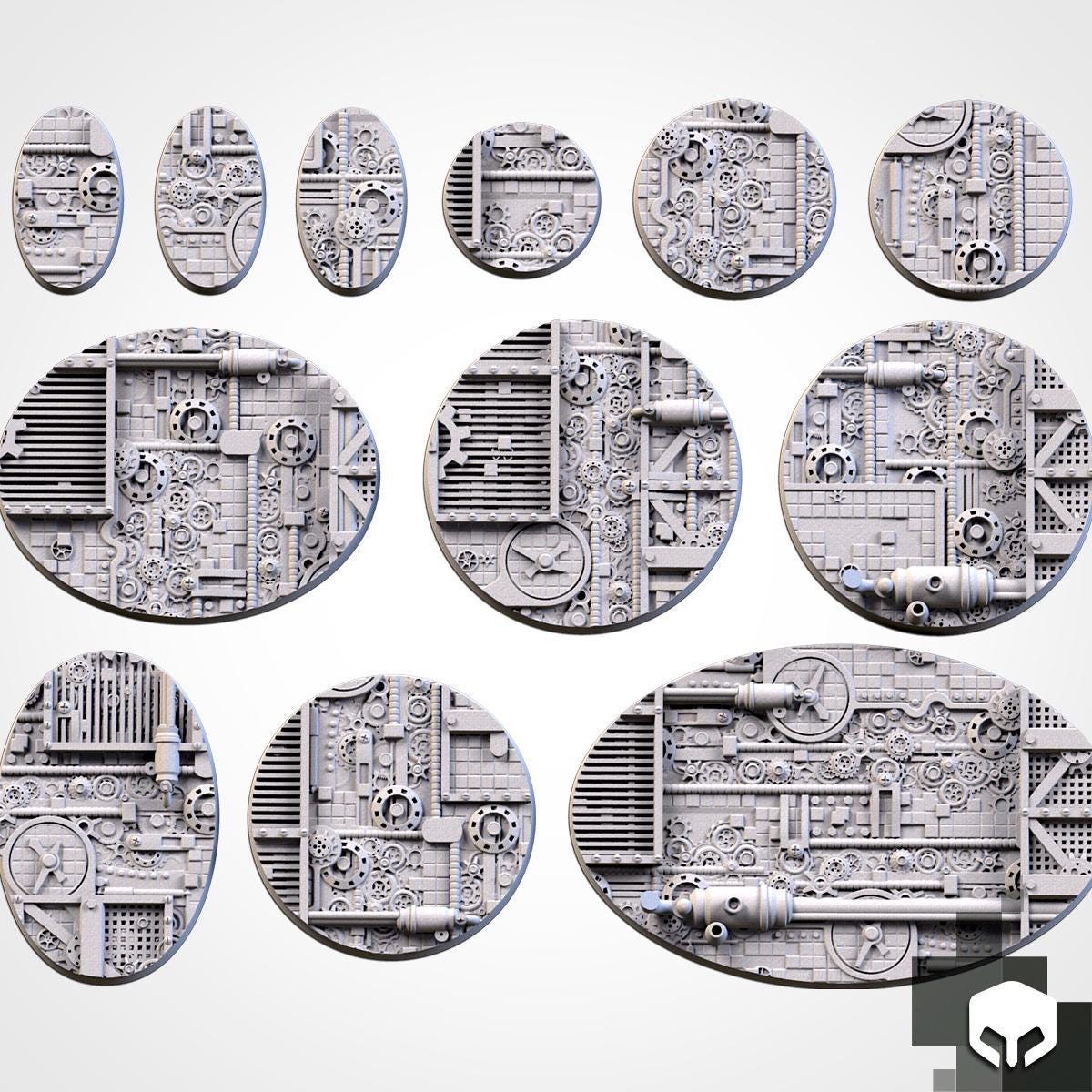Steampunk base toppers – Txarli Factory