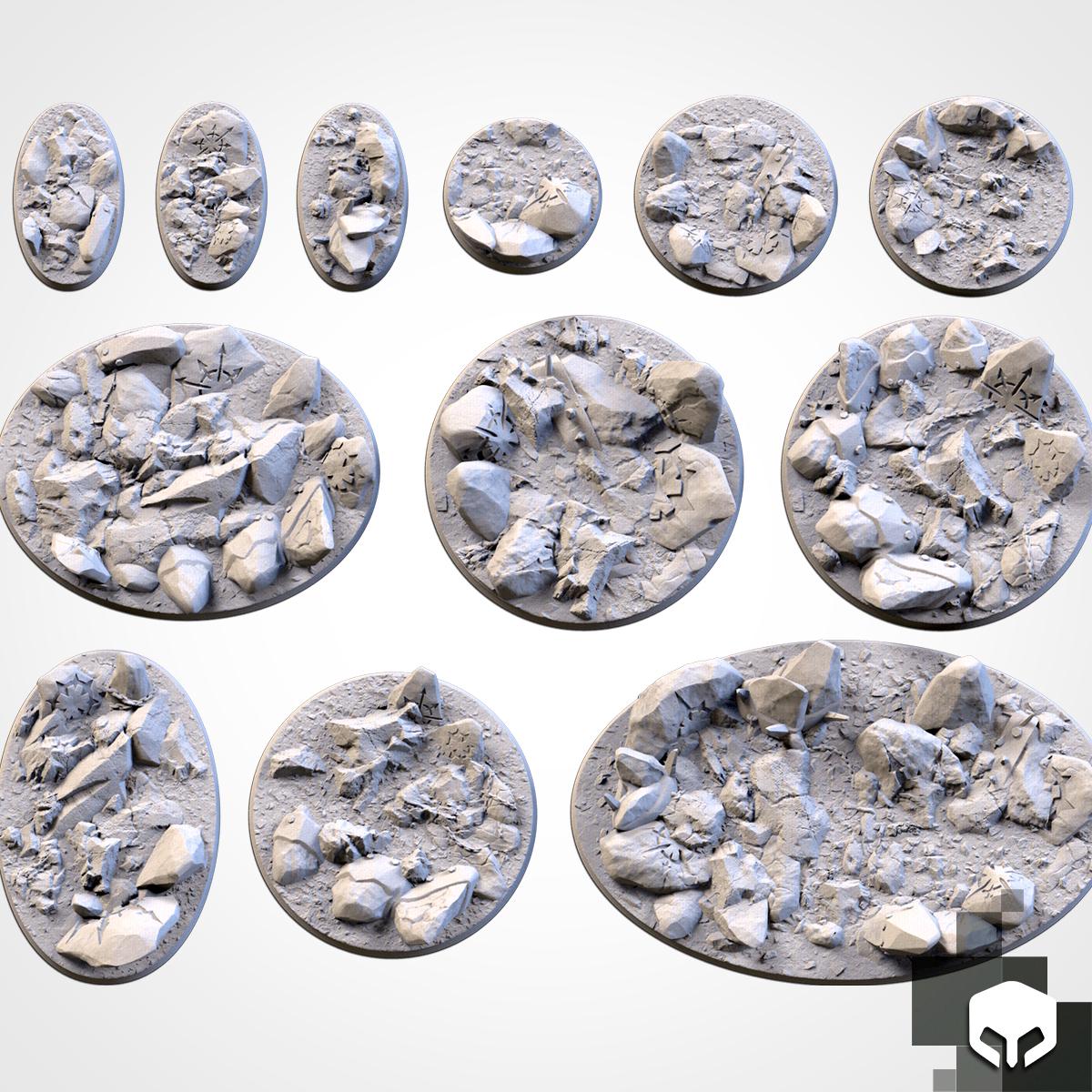 Chaos Hell Scenic Base Toppers by Txarli Factory