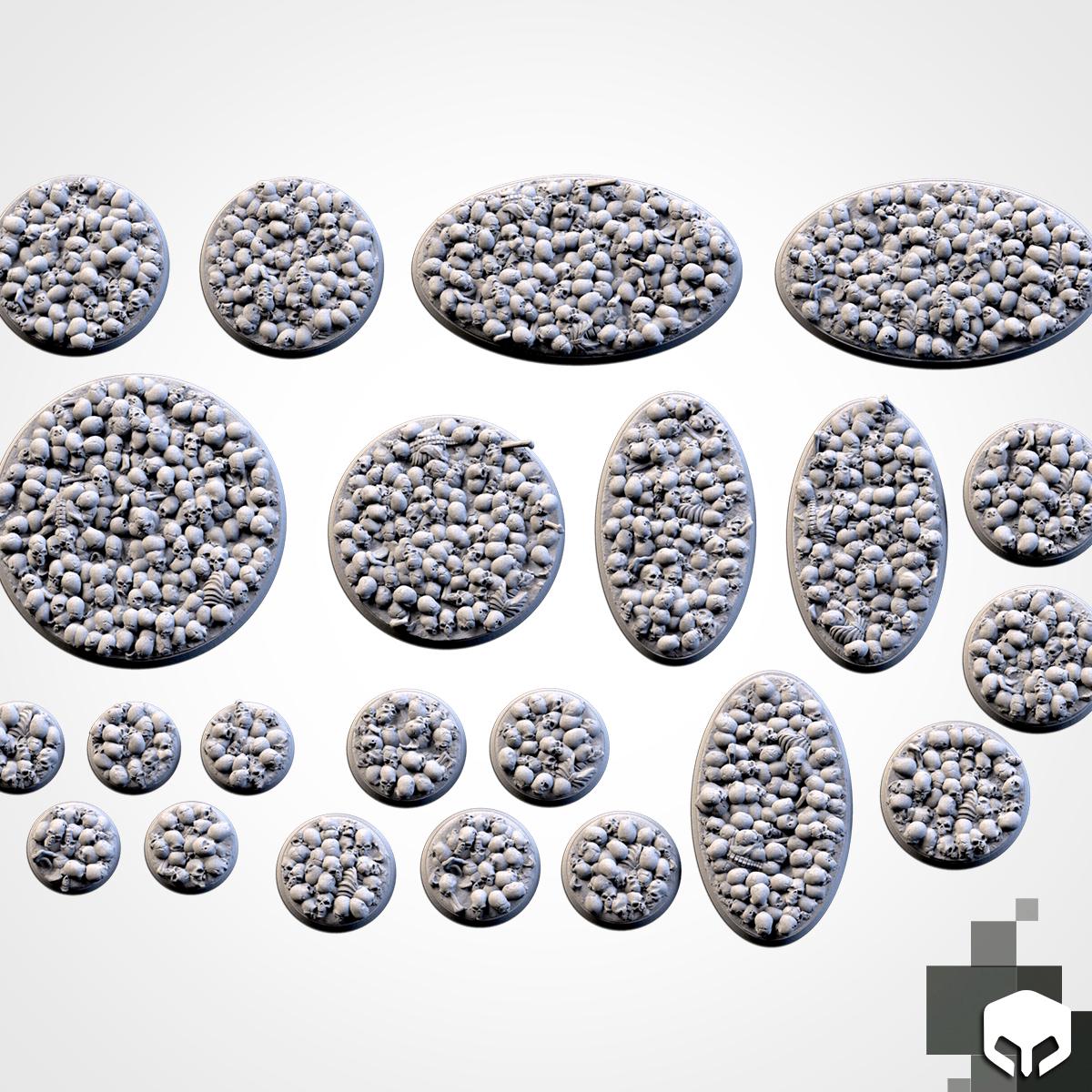 Death Skulls sceniske base toppers fra Txarli Factory