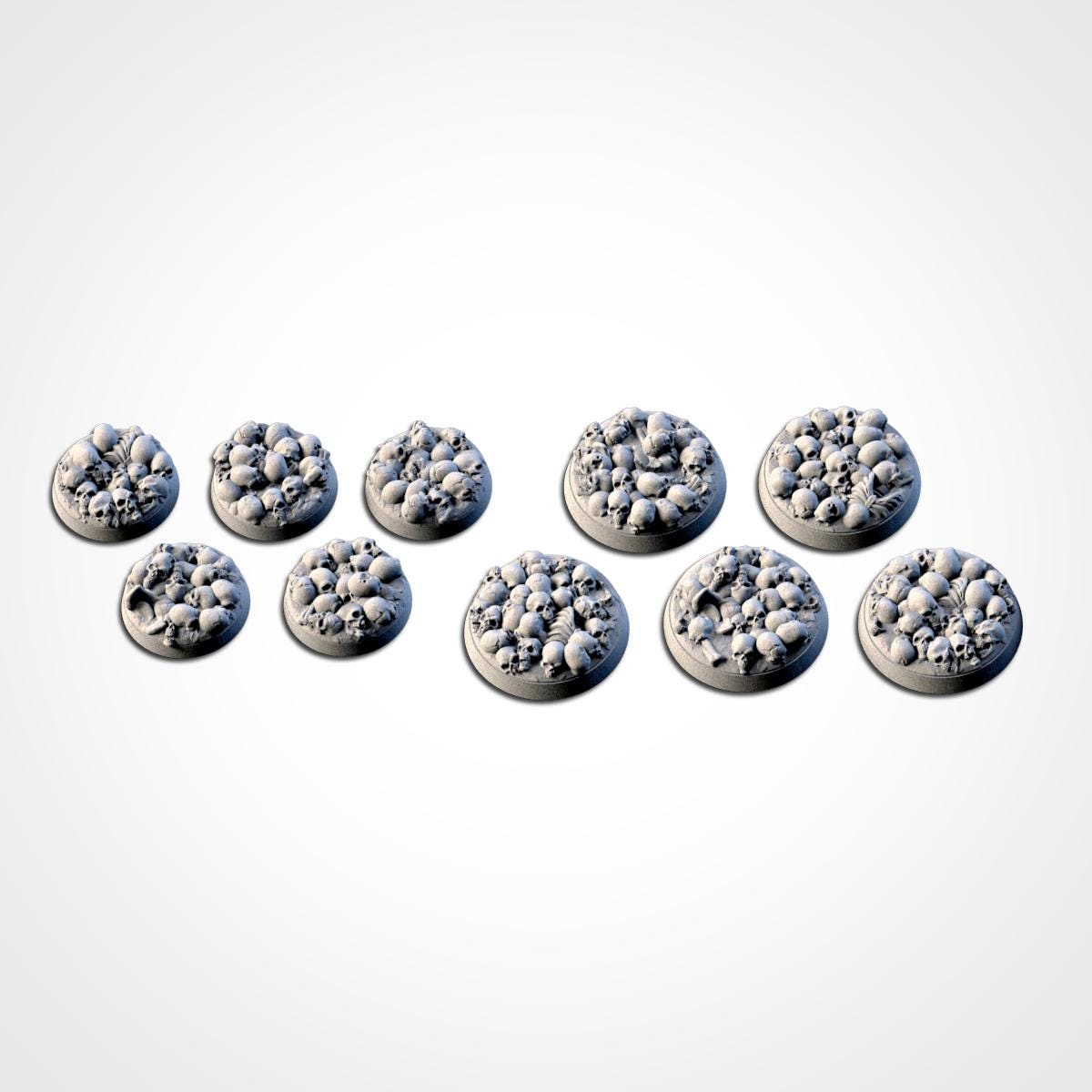 Death Skulls Scenic Base Toppers by Txarli Factory