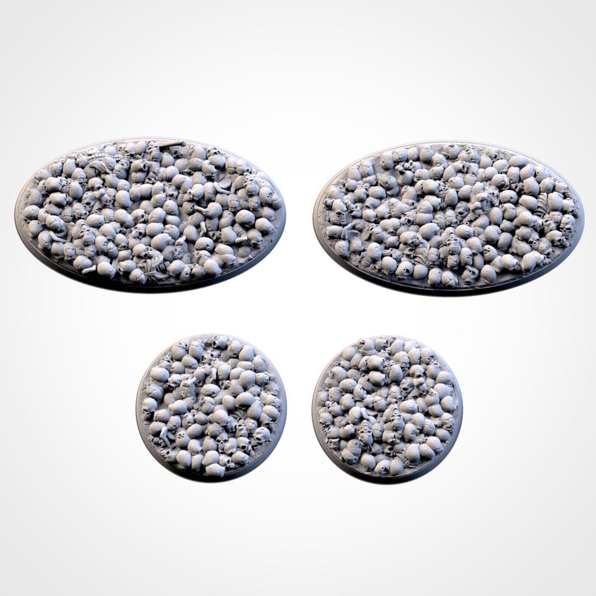 Death Skulls Scenic Base Toppers by Txarli Factory