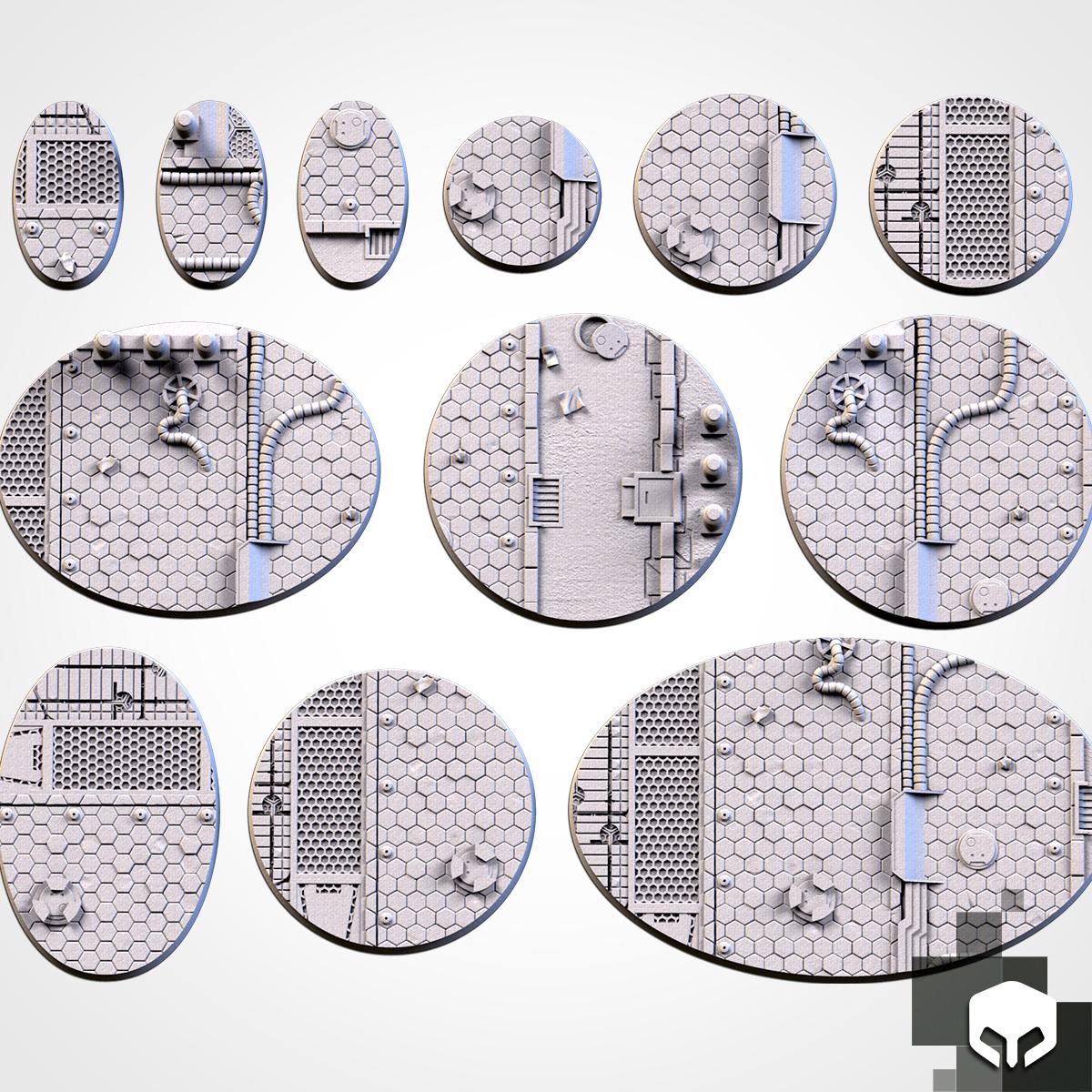 City Sci-Fi sceniske base toppers – Txarli Factory