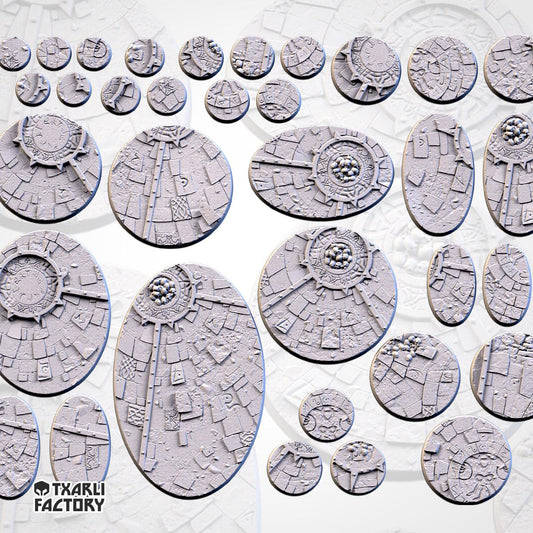Sacred Temple scenic base toppers fra Txarli Factory