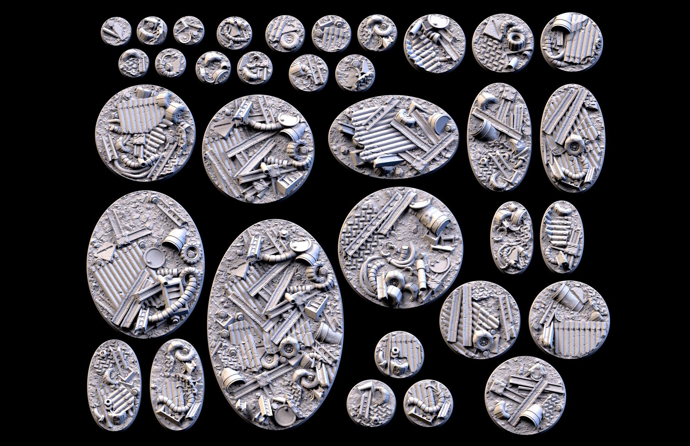 Scrap Sci-Fi Base Toppers by Txarli Factory