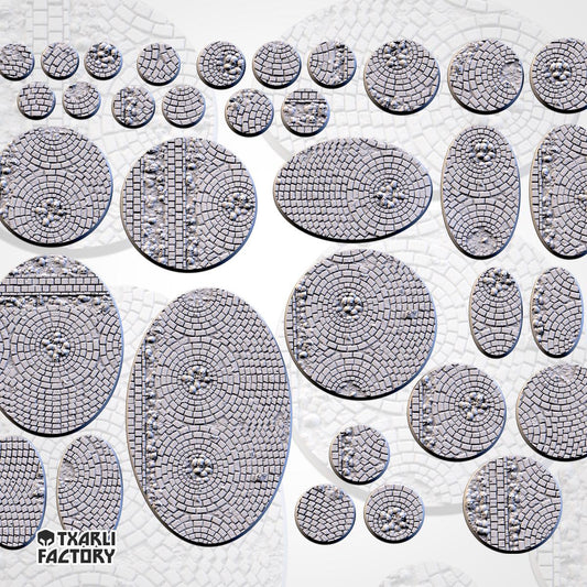 Medieval Road scenic base toppers fra Txarli Factory