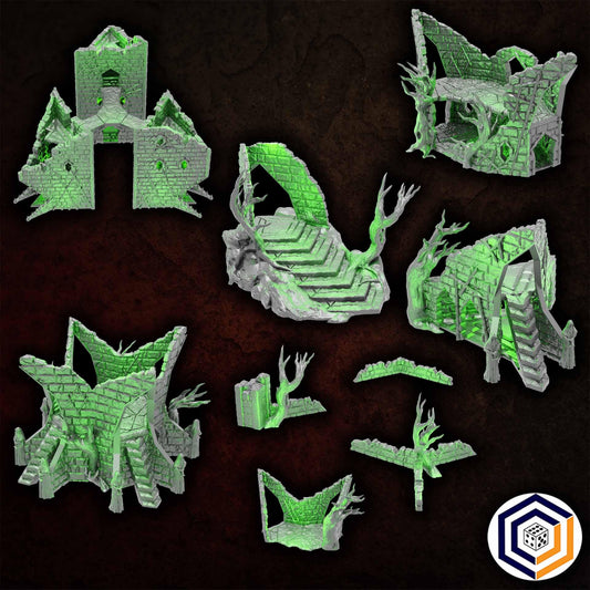 Corrupted Castle – 28/32mm Terrain Set