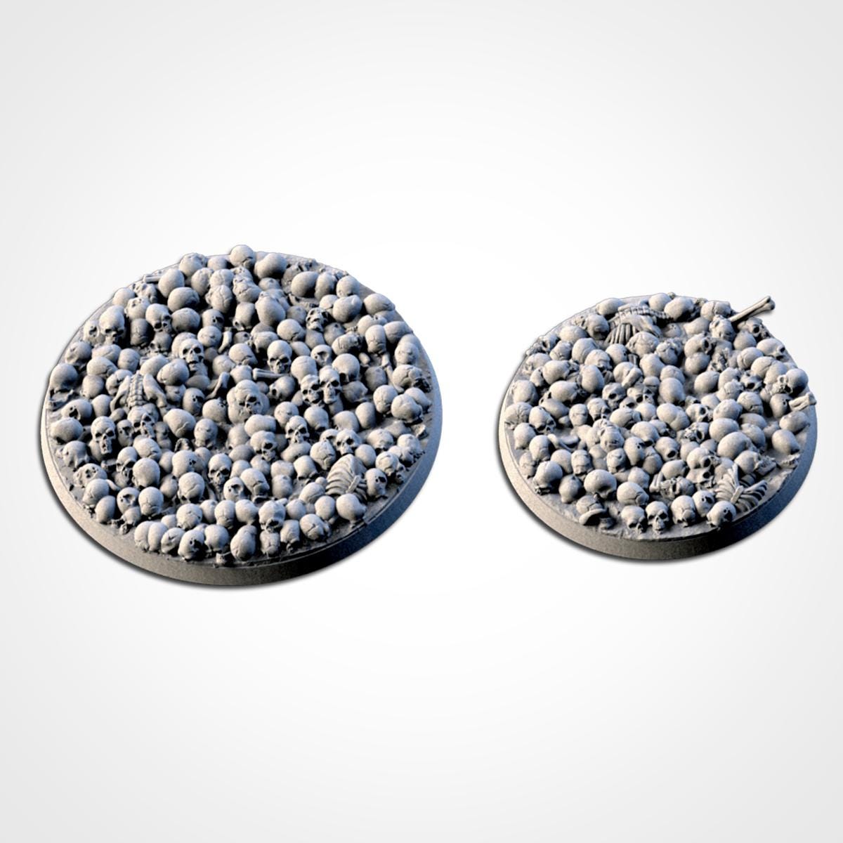 Death Skulls Scenic Base Toppers by Txarli Factory