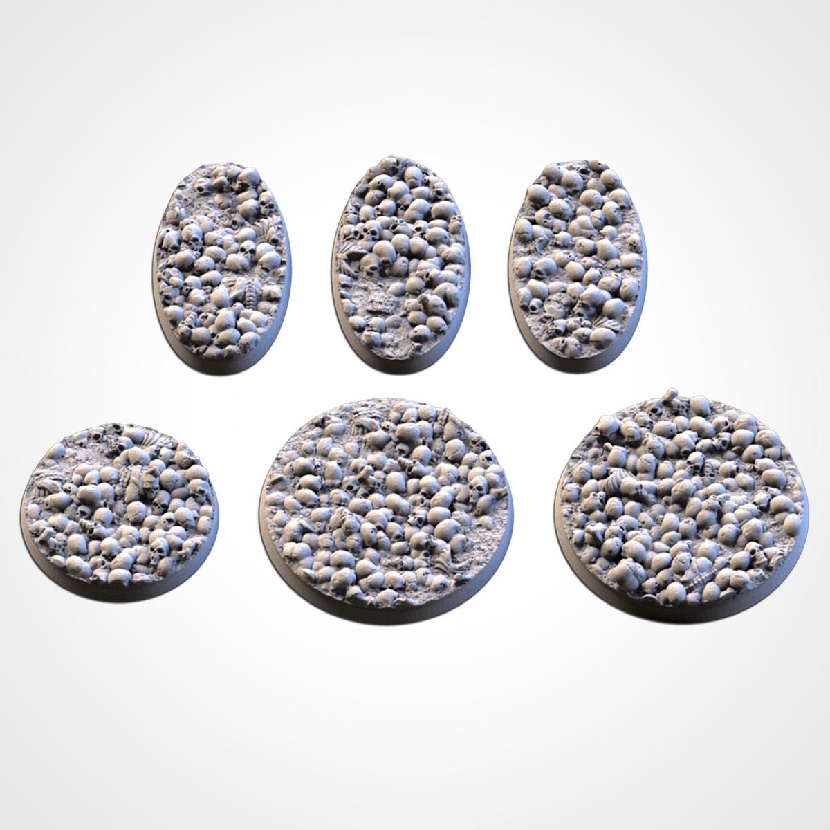 Death Skulls Scenic Base Toppers by Txarli Factory