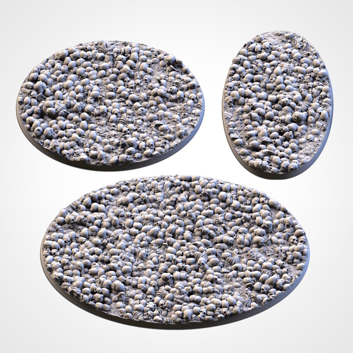 Death Skulls Scenic Base Toppers by Txarli Factory