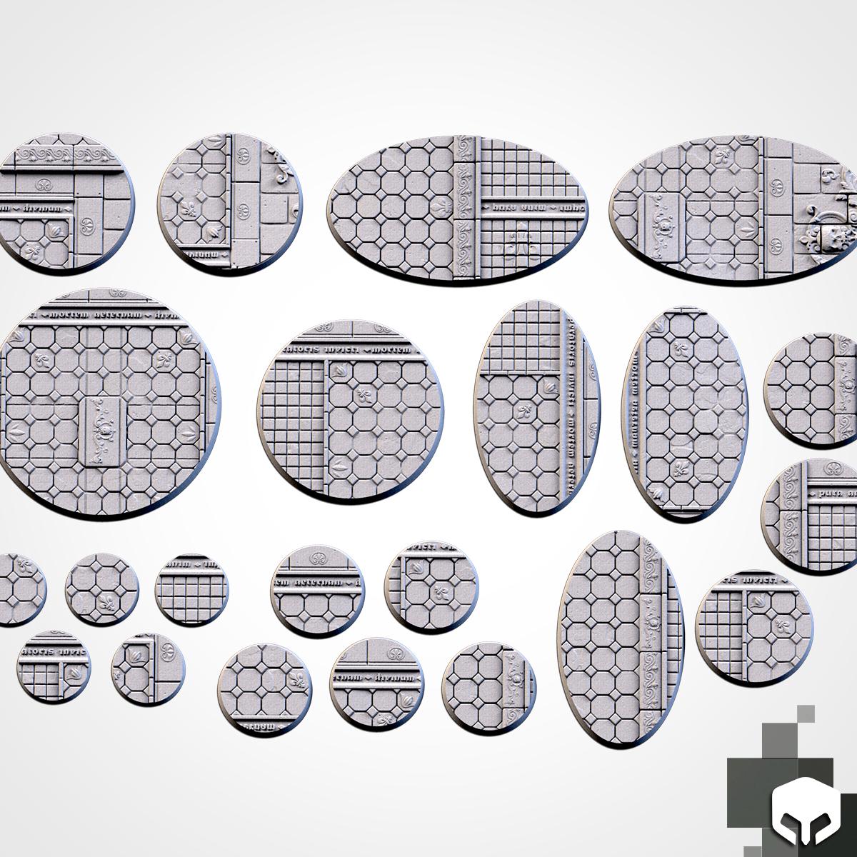 Royal Palace sceniske base toppers fra Txarli Factory