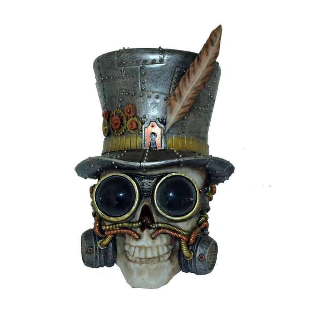 Kranie / Skull Steampunk Top Hat