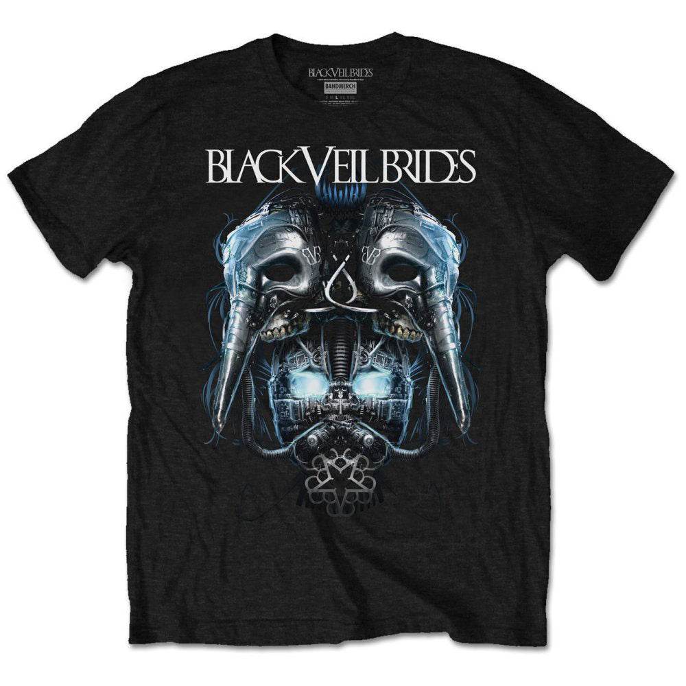 T-shirt Black Veil Brides - Metal Mask (Unisex)