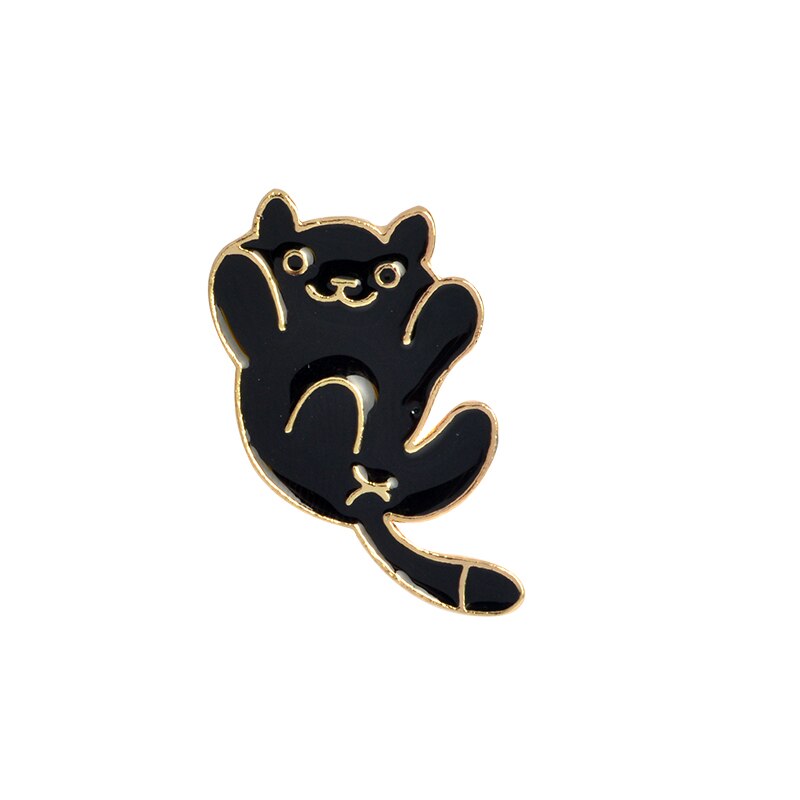 Pin Black Cat