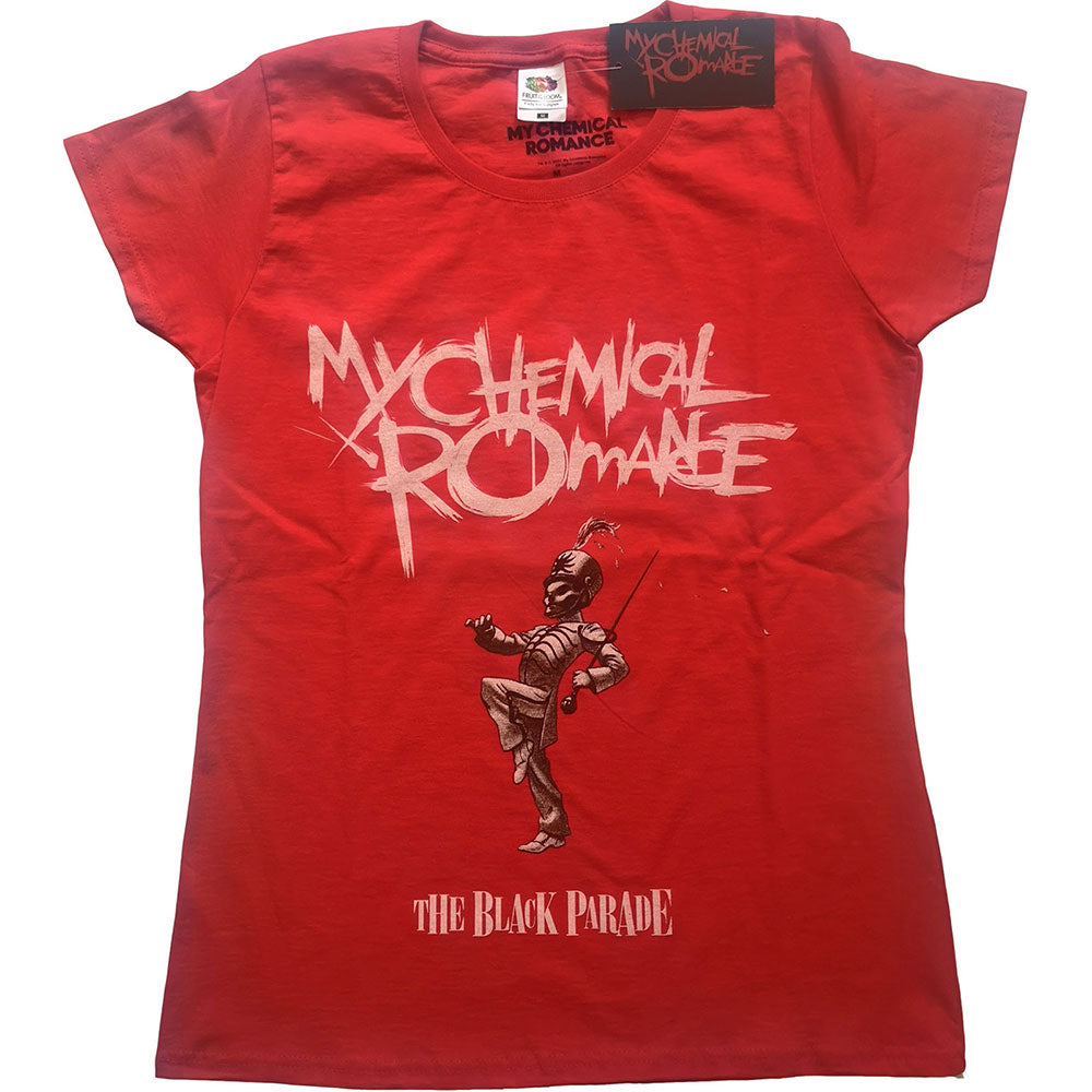 T-shirt My Chemical Romance - Red Parade Circle (Girly Fit)