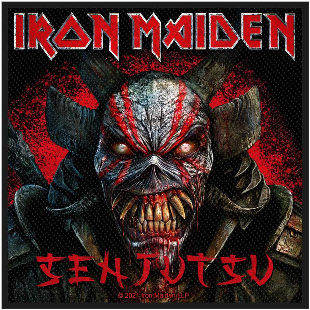 Patch Iron Maiden - Senjutsu Back Cover
