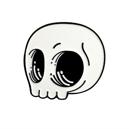 Pin Cartoon Skull