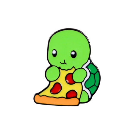 Pin Pizza Turtle
