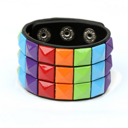 Armbånd 3 Række Rainbow - Fatima.Dk