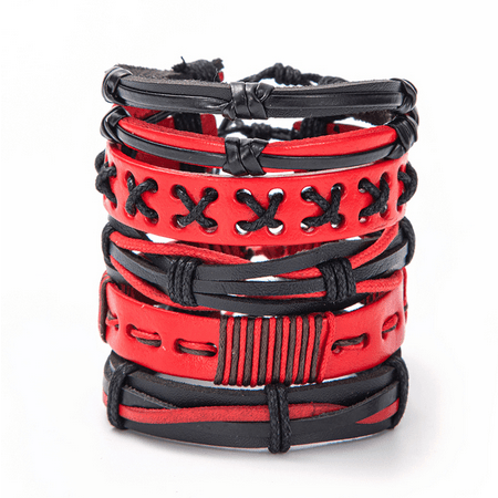 Armbånd BlaX Braid Galore Redz - Fatima.Dk
