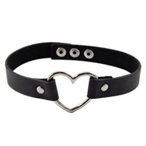 Choker Heart Sort - Fatima.Dk