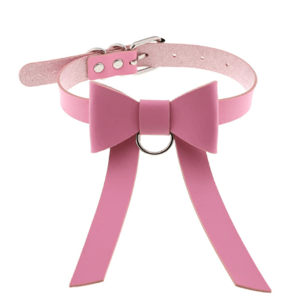 Choker Love Bow Pink - Fatima.Dk