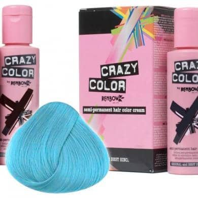 Crazy Color Hårfarve Bubblegum Blue (100ml) - Crazy Color - Fatima.Dk