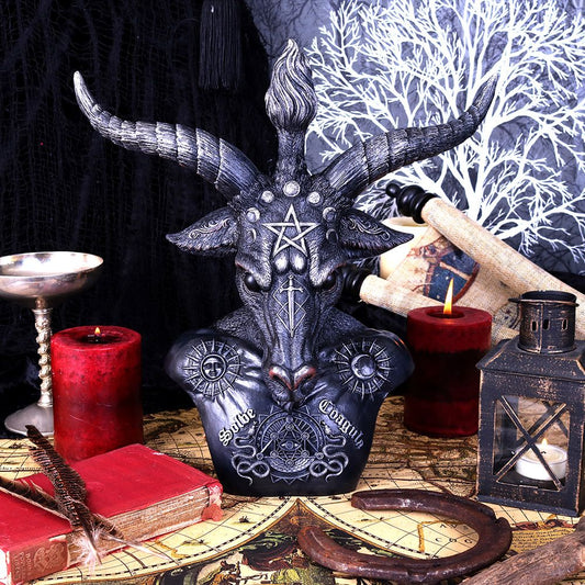 Figur Baphomet Buste (33cm) - Fatima.Dk
