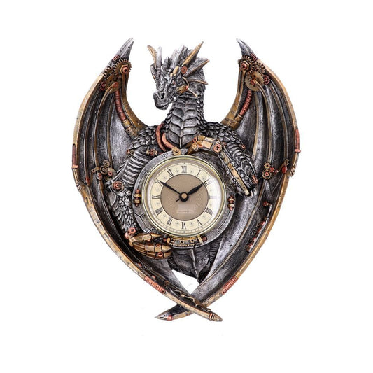 Figur Dracus Horologium Drage Ur (27.5cm) - Fatima.Dk