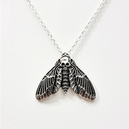 Halskæde Death Moth - Fatima.Dk