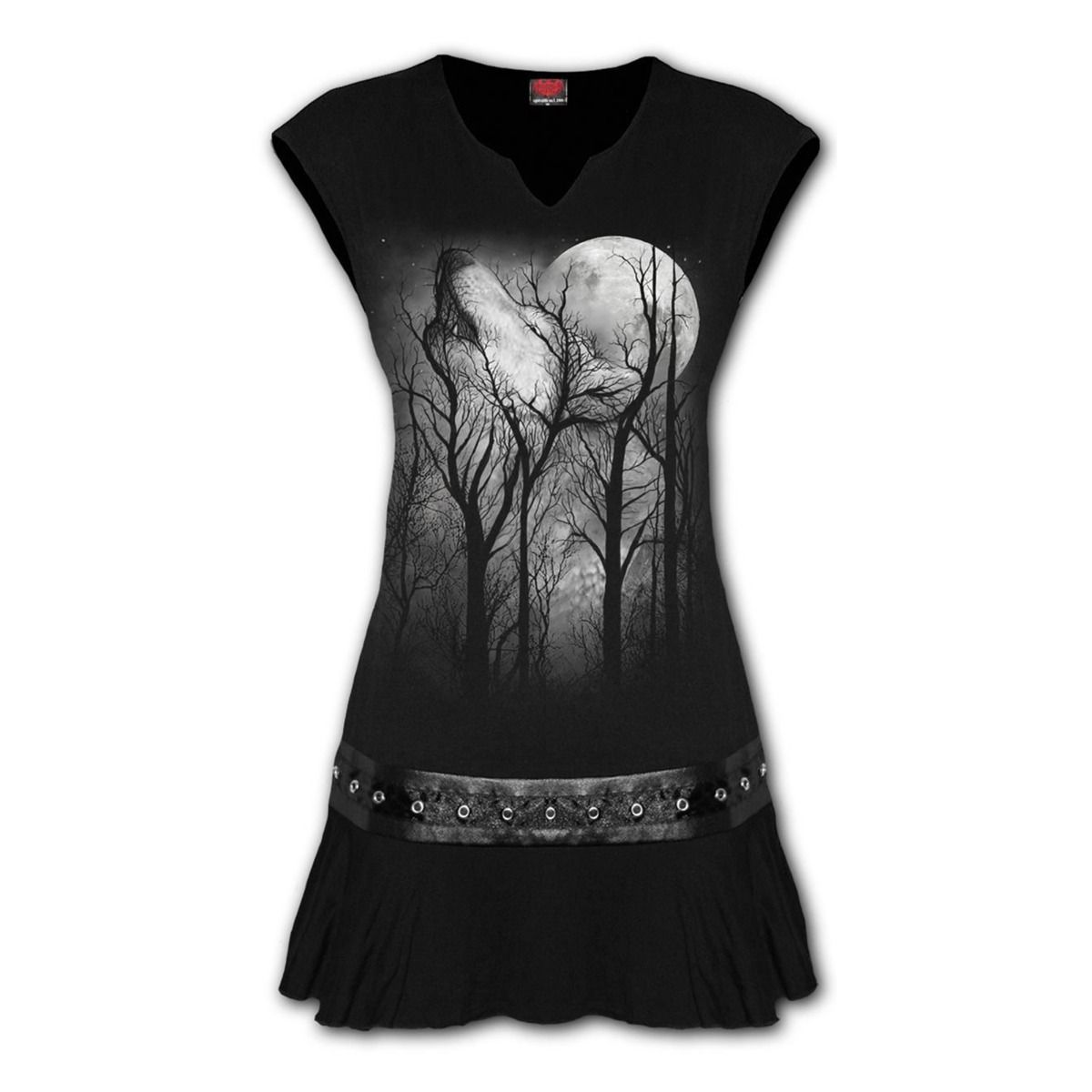 Kjole Spiral Forest Wolf - Fatima.Dk