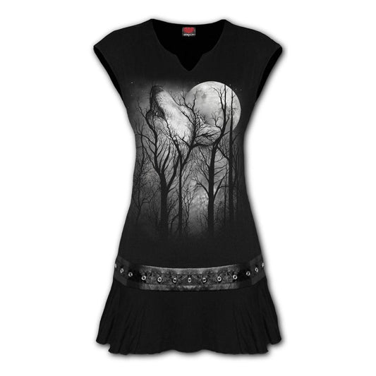 Kjole Spiral Forest Wolf - Fatima.Dk