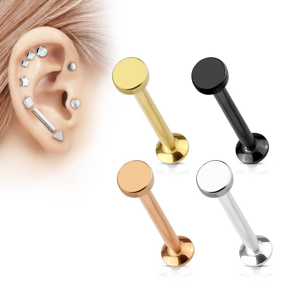 Labret Stav Circle - 316L Kirurgisk Stål - Fatima.Dk