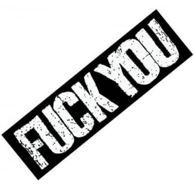 Patch Fuck You - Fatima.Dk
