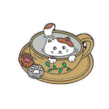 Pin Tea Cat Kitty Beans - Fatima.Dk
