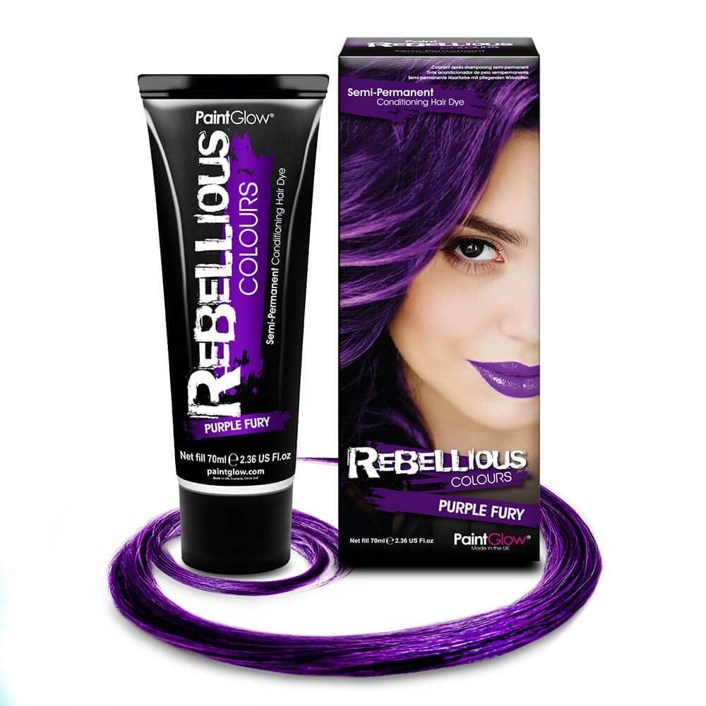 Rebellious Hårfarve Purple Fury - Fatima.Dk