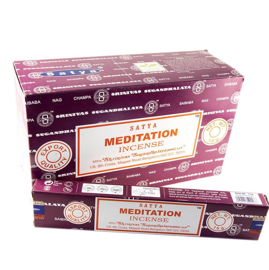 Røgelse Satya Meditation (15g) - Fatima.Dk