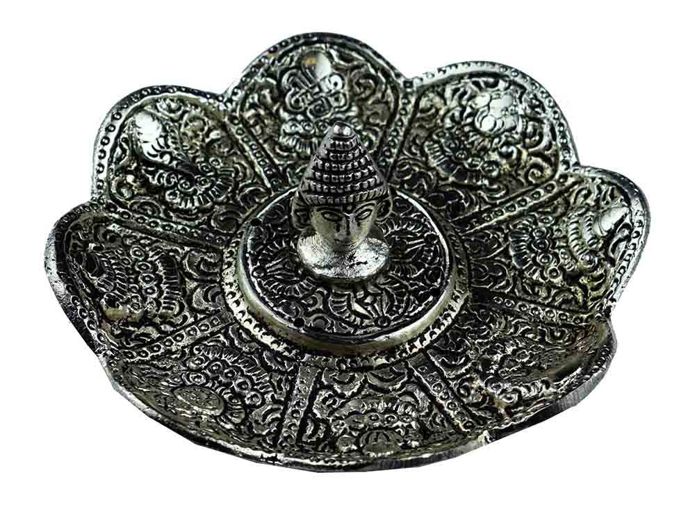 Røgelsesholder Metal Nuphar Buddha - Fatima.Dk