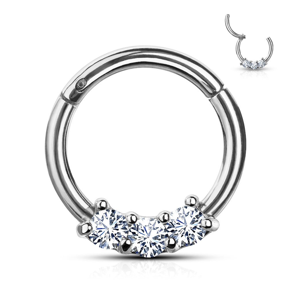 Septum Clicker Kirurgisk stål - Princess - Fatima.Dk