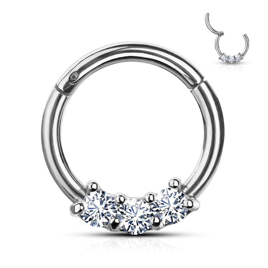 Septum Clicker Kirurgisk stål - Princess - Fatima.Dk