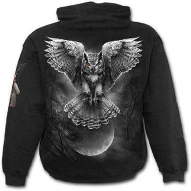 Spiral Hood Wings of Wisdom - Fatima.Dk