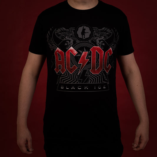 T-shirt AC/DC Black Ice - Fatima.Dk